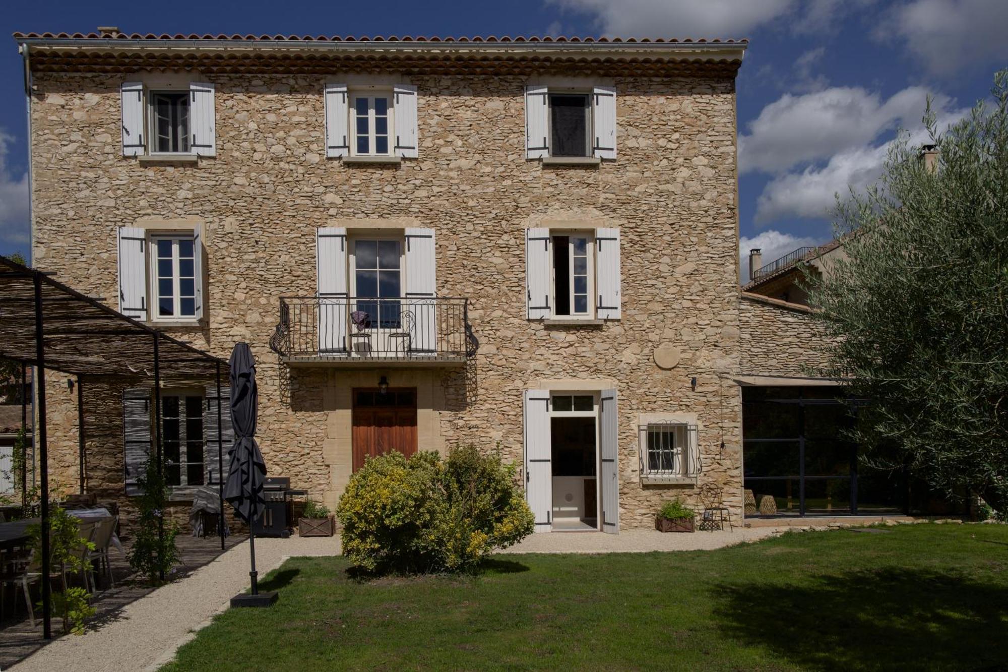 Provenzalisches Landhaus Les Martinets Am Fusse Des Mont Ventoux Villes-sur-Auzon 外观 照片