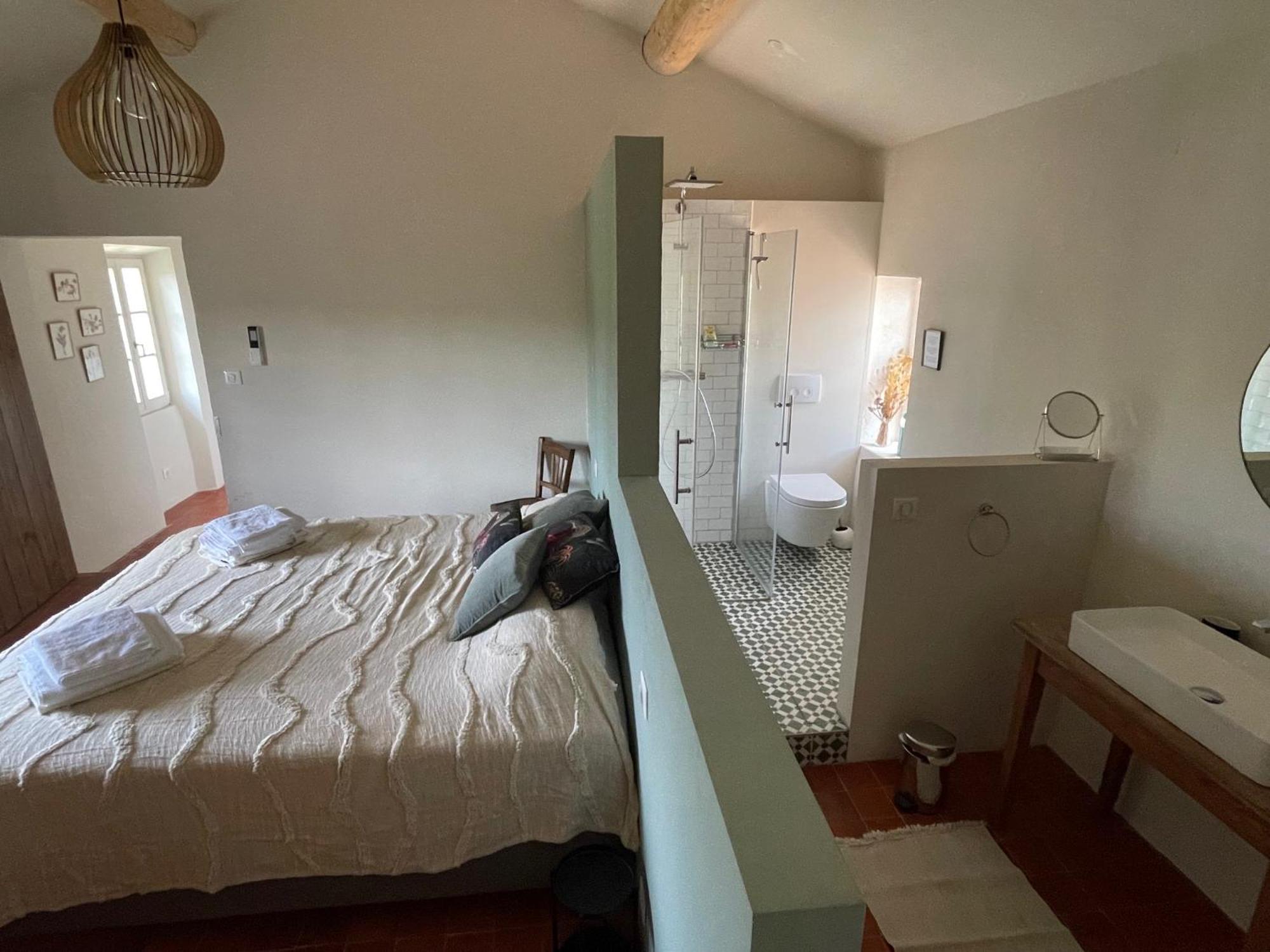 Provenzalisches Landhaus Les Martinets Am Fusse Des Mont Ventoux Villes-sur-Auzon 外观 照片