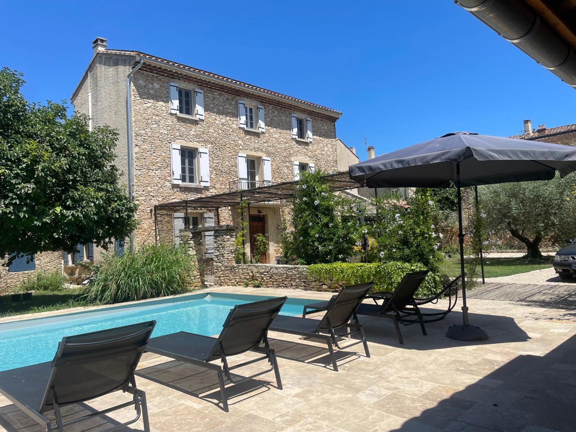 Provenzalisches Landhaus Les Martinets Am Fusse Des Mont Ventoux Villes-sur-Auzon 外观 照片