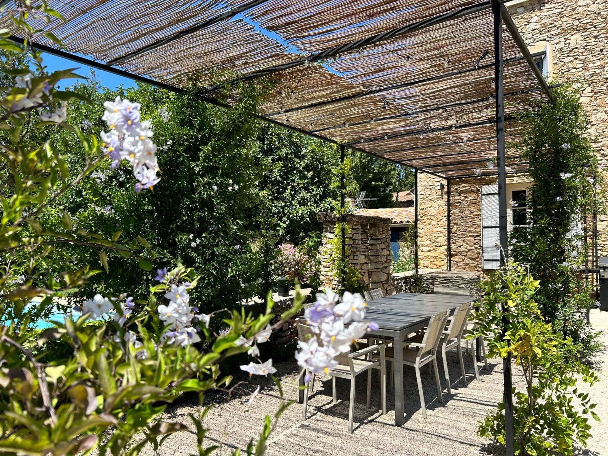 Provenzalisches Landhaus Les Martinets Am Fusse Des Mont Ventoux Villes-sur-Auzon 外观 照片